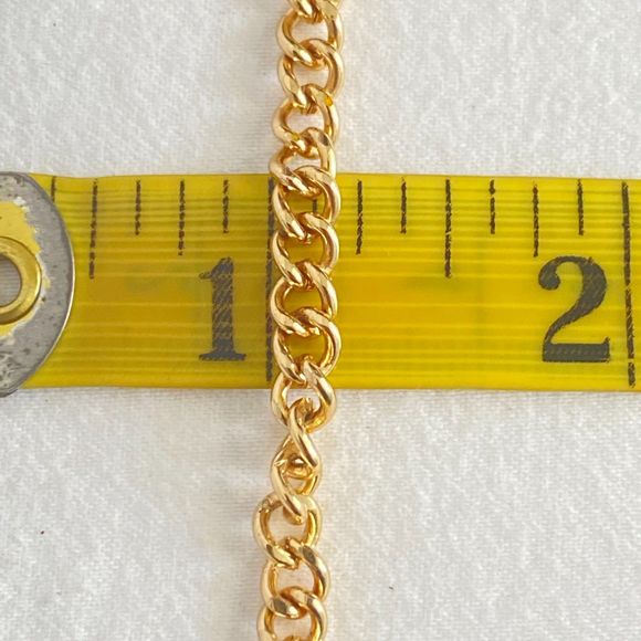 Mixed Chain Opera Length Necklace Wired Brown Lucite Stones - Picture 10 of 12